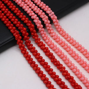 Natural Coral Small Beads Round Shape Loose Coral Beaded