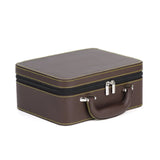 2-Layer PU Jewelry Box Earrings Necklaces Display Organizer