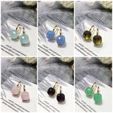 Candy Crystal Stone Tassel Earrings Women Girls Jewelry