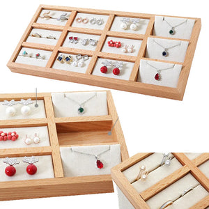 Wooden Necklace Organizer Jewelry Gift Bracelet Stand