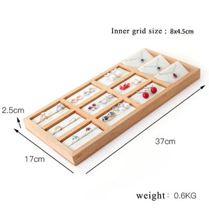 Wooden Necklace Organizer Jewelry Gift Bracelet Stand
