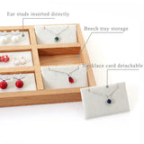 Wooden Necklace Organizer Jewelry Gift Bracelet Stand