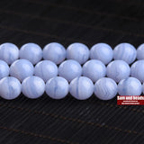 Natural Stone Lace Agates Round Loose Beads 4-12MM for Jewelry Making