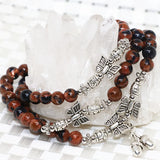 Gold-color Sandstone Multilayer Bracelet for Women