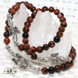 Gold-color Sandstone Multilayer Bracelet for Women