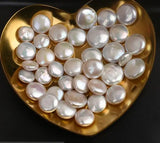 Baroque Loose Pearl Freshwater Coin 13-14mm