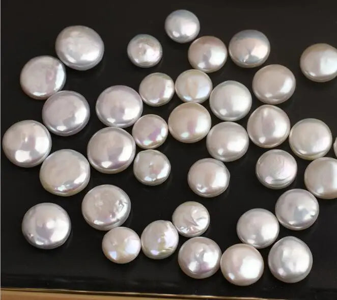 Baroque Loose Pearl Freshwater Coin 13-14mm