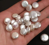 Baroque Loose Pearl Freshwater Coin 13-14mm