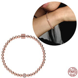 925 Sterling Silver Love you forever Bracelet For Women