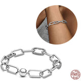 925 Sterling Silver Love you forever Bracelet For Women