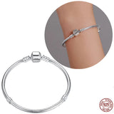 925 Sterling Silver Love you forever Bracelet For Women