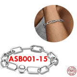925 Sterling Silver Love you forever Bracelet For Women