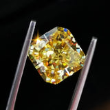 Radiant Cut Light Yellow AAAAAAAA Beads for Jewelry Making CZ DIY