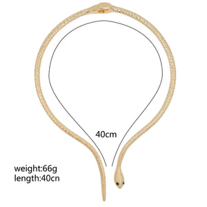 Torques Snake Jewelry Animal Necklaces Collar Bijoux Short Snake Choker Necklace