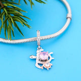 925 Sterling Silver Tortoise Necklace Animal Pendant Birthday Gift