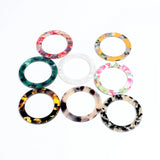 Tortoise Shell Acrylic Bead Earring Charm