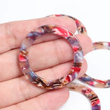 Tortoise Shell Acrylic Bead Earring Charm