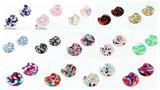 Tortoise Shell Acrylic Earring Charms, Boho Pendants, 36mm-ACE182