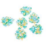 Tortoise Shell Earring Charms, Acrylic Beads, Leaf Shaped Boho Jewelry