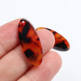 Acetate Acrylic Oval Charms for Earrings