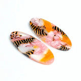 Acetate Acrylic Oval Charms for Earrings