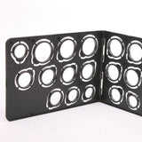 23PCS High Plastic US Folding Ring Sizes 2.5-14 Sizing