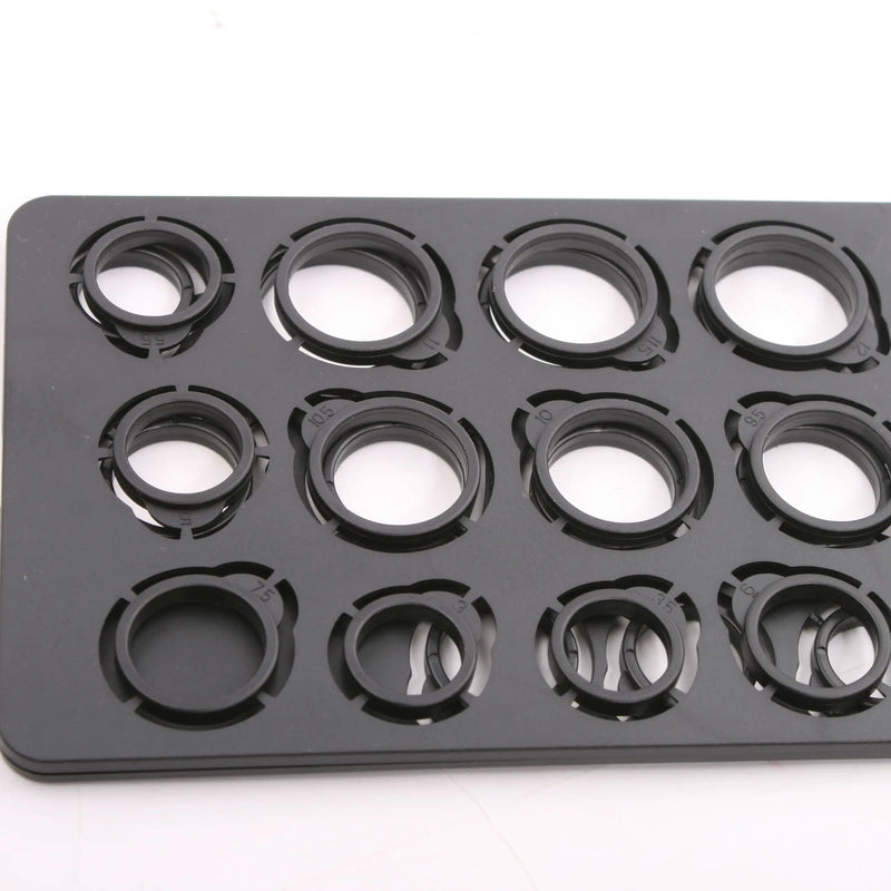 23PCS High Plastic US Folding Ring Sizes 2.5-14 Sizing