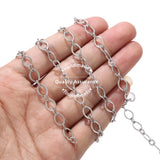 Stainless Steel Circle Oval Link Chains for DIY Necklace Jewelry