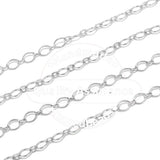 Stainless Steel Circle Oval Link Chains for DIY Necklace Jewelry