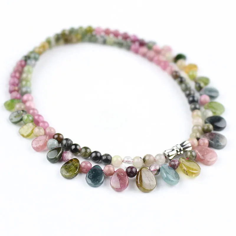 Princess Chain Tourmaline Drop Necklace