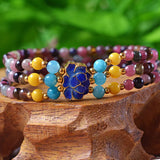 Tourmaline Stone Bracelet Roasted Lucky Jewelry Accessories