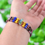 Tourmaline Stone Bracelet Roasted Lucky Jewelry Accessories