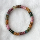 Tourmaline Roundelle 5-5.5mm Bracelet Nature Beads