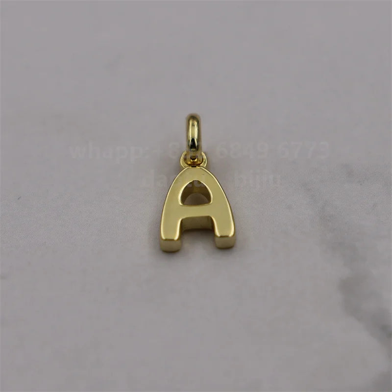 Alphabet Bear Silver 925 Necklace Chain For Women