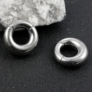 2PCS 316 Stainless Steel Ear Weights for Stretched Lobe Piercing