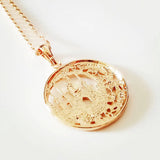 Classic Round Mosque Pendant for Women