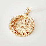 Classic Round Mosque Pendant for Women