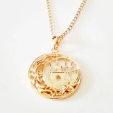 Classic Round Mosque Pendant for Women