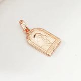 Traditional Church 585 Rose Jewelry Orthodox Crucifix Men Women Necklace