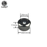Traf Za Round Stainless Steel Stone Display Box 3*1.7cm