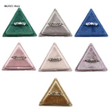 Trangle Ring Box Single Slot, Detachable Lid, Gift Holder