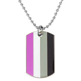 Transgender Rainbow Pansexual Pendant Necklace