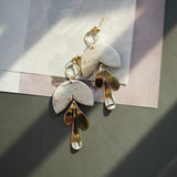 Vintage Brass Dangle Earrings Set