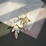 Vintage Brass Dangle Earrings Set