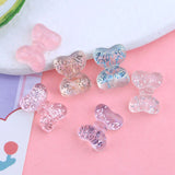 Transparency Bowknot Resin Charms Jewelry Making Art Decoration