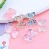 Transparency Bowknot Resin Charms Jewelry Making Art Decoration
