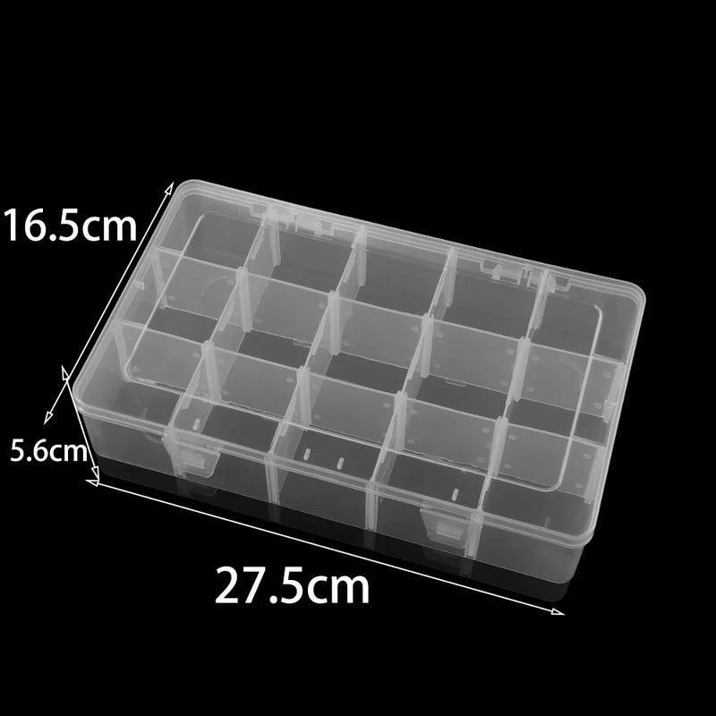 Transparent Jewelry Organizer 36 Grid Storage Box Display Container