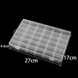 Transparent Jewelry Organizer 36 Grid Storage Box Display Container