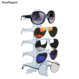 5-Pair Plastic Sunglasses Rack Holder Display Stand