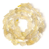 Natural Yellow Citrines Quartz Beads Raw Minerals Crystal Nugget Bead